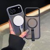 HTUTWOO for iPhone 17/17 Air/17 Pro/17 Pro Max Magnetic Case, Compatible with Magsafe, Translucent Matte Shockproof Kickstand Phone Protective Cover - 2 of 4