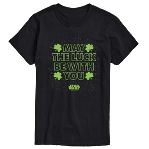 Men's - Star Wars - St. Patricks Day May Luck Be With You Short Sleeve Graphic T-Shirt - 1 of 4