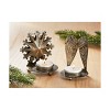 tag Winter Snowflake Iron Metal Tealight Candle Holder - 2 of 3