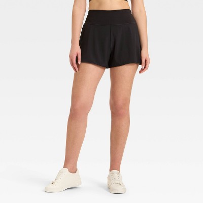 Women's 3" Knit Waistband High-Rise 2-in-1 Shorts - All In Motion™