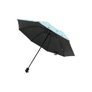 Unique Bargains Portable Umbrella 8-Rib Strawberry Print Sun Protective Impact Cloth Vinyl 39.37"x27.17" 1 Pcs - 1 of 4