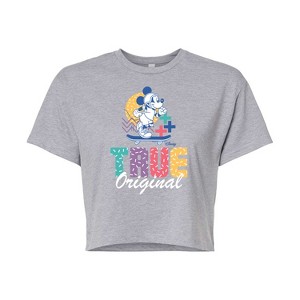 Women's - Disney - Mickey & Friends Cropped Graphic T-Shirt - 1 of 4
