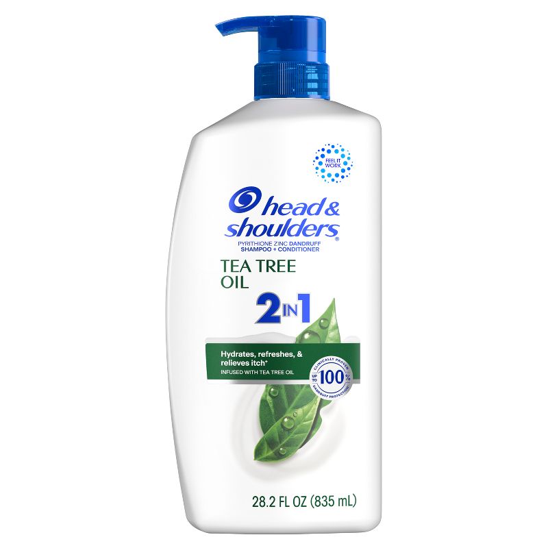 Head & Shoulders 2-in-1 Anti Dandruff Shampoo & Conditioner with Tea Tree Oil for Dry Scalp, 3 of 16