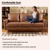XIZZI 3 Seater Sofa Couch with Deep Seats, Modern Upholstered Sofa with Armrests, Comfy Couches for Living Room, Bedroom and Office - 4 of 4