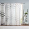 Kumasinova 84"/63" 100% Cotton Jacquard Pom-Pom Curtains Panel,Window Curtains with Lining,Kitchen Curtains for Living Room&Bedroom - 4 of 4