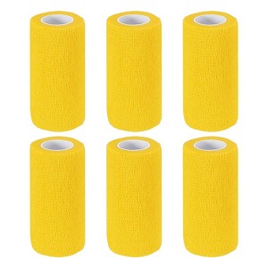 Unique Bargains Self-Adhesive Elastic Breathable Athletic Tapes 6 Rolls - 1 of 4