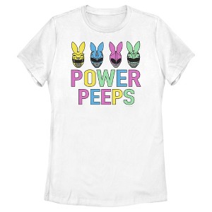 Women's Power Rangers Easter Power Peeps T-Shirt - 1 of 4