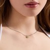 EVRY JEWELS WATERPROOF Gold or Silver Plated Faye Birthstone Necklace - 2 of 2