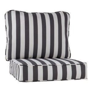 2-Piece Deep Seat Outdoor Cushion Set - 1 of 4