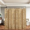 Dovelina 67"H Wooden Foldable Room Divider Panels Freestanding Room Privacy Screen - 2 of 4