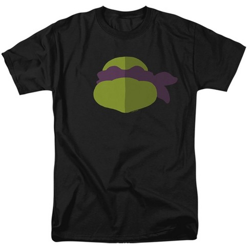 Teenage Mutant Ninja Turtles Donnie Face Adult T Shirt,  Black - image 1 of 4