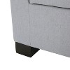 CAVINAS Modern Tufted Storage Ottoman Bench,50.25" Waffle-Stitched Footstool with Hidden Compartment,Storage Bench for Living Room,Bedroom - 4 of 4
