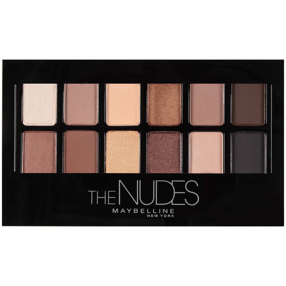 Photos - Other Cosmetics Maybelline MaybellineThe Blushed Nudes Eye Shadow - Palette 20 - 0.34oz: 12-Color Pre 