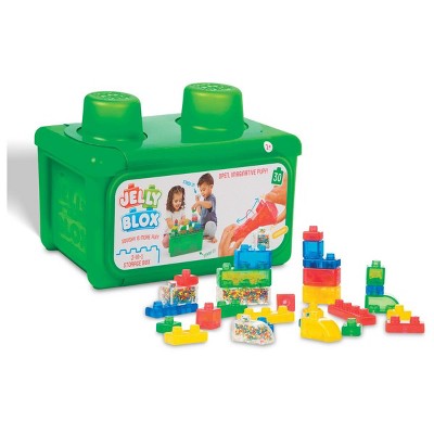 Goliath Jelly Blox Stash 'N Stack Blocks in 2-in-1 Storage Set