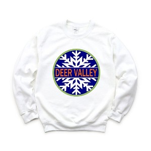 Simply Sage Market Women's Graphic Sweatshirt Deer Valley Ski Resort - 1 of 4