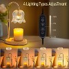 FAAYFIAN Adjustable Candle Warmer Lamp with Timer,Wood Base Metal Shade,Birthday Gifts for Women Mom - 2 of 4