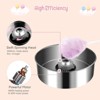 ROVSUN 21 Inch Cotton Candy Machine Cart, Commercial Cotton Candy Maker Candy Floss Machine with Stainless Steel Bowl, Sugar Scoop and Storage Drawer - 3 of 4