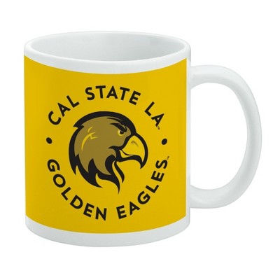 California State University Los Angeles Golden Eagles Logo Ceramic Coffee Mug Novelty Gift Mugs for Coffee Tea and Hot Drinks 11oz White