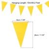 Unique Bargains Party Decoration Festive Wedding Birthday Pennant Flags Banner 50 Feet - 2 of 4