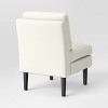 Gelbin Boucle Slipper Chair with Wood Legs Cream - Project 62™ - image 4 of 4