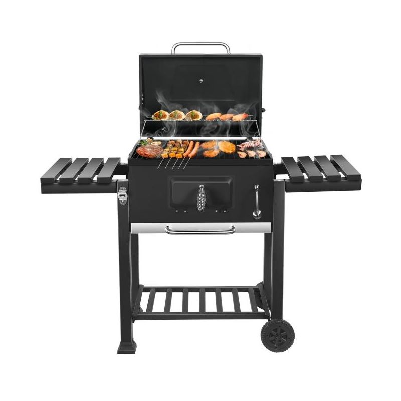 SUGIFT 24-inch Charcoal Grill, Black, 1 of 2