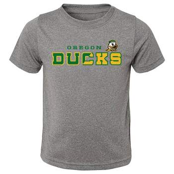 NCAA Oregon Ducks Boys' Heather Gray Poly T-Shirt