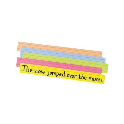 Pacon Sentence Strips, 3 x 24 Inches, Assorted Bright Colors, pk of 100