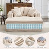 GustoWave Oversized 2 Person Bean Bag Chaise Lounge Bed, Sofa Bed with 4 Pillows for Living Room, Bedroom - 3 of 4