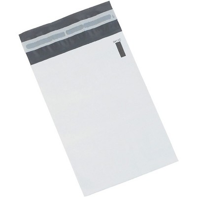 Staples Poly Mailers 6" x 9" White 100/Case CW56636