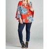 Women's Floral Bell Sleeve Top - PLUS - Oddi - 4 of 4