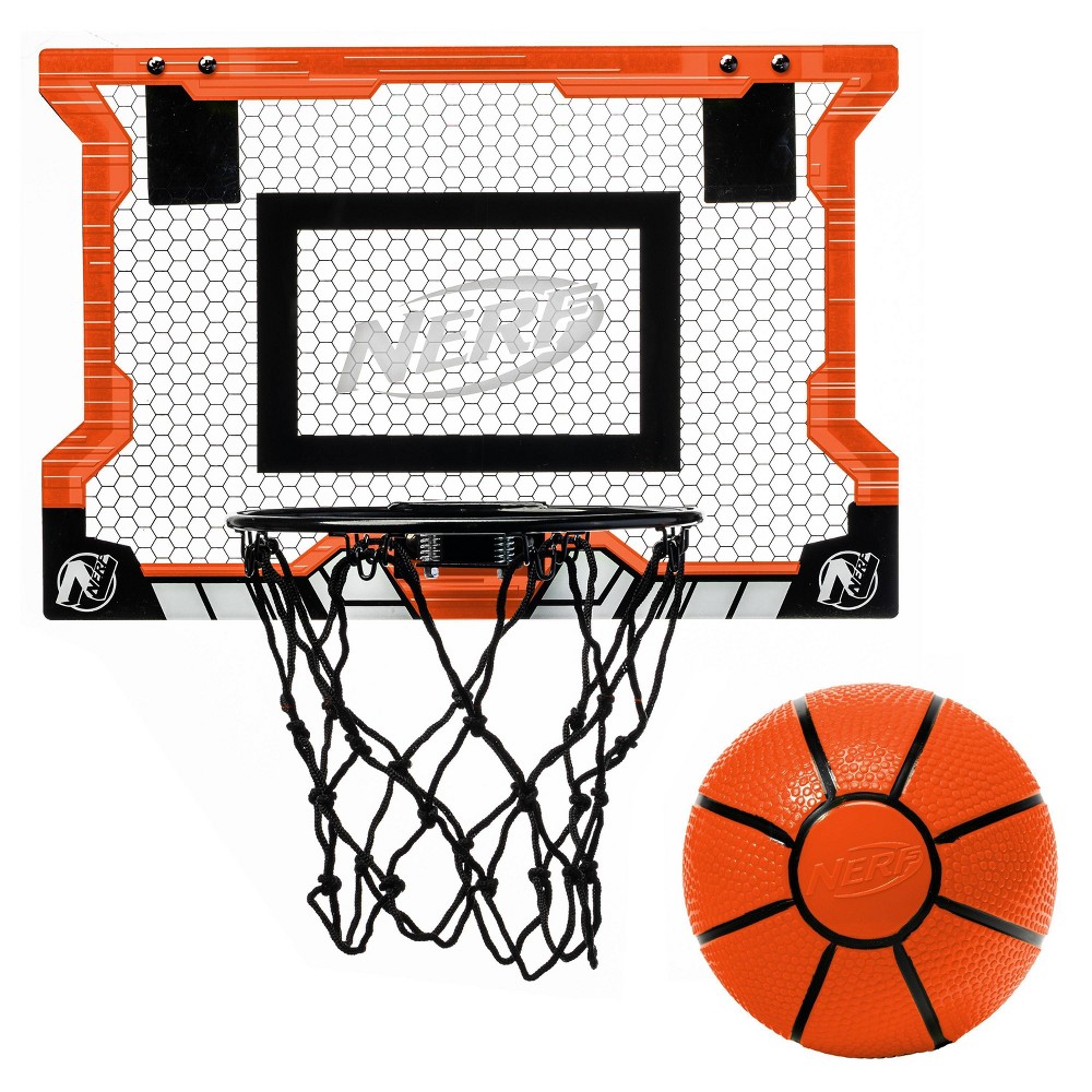 NERF NERF Pro Hoop Mini Basketball Set Over the door Basketball Hoops