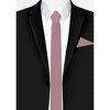 Jacob Alexander Men's Solid Color 2" Skinny Neck Tie - 3 of 4