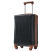 Cesicia 20" Hardshell Luggage Sets, 3 Piece Carry-on Suitcases with Wheels, TSA Lock Women - 3 of 4