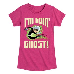 Girls' - Danny Phantom - I'm Goin Ghost Fitted Short Sleeve Graphic T-Shirt - 1 of 4