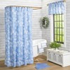 The Lakeside Collection Blue Floral Bath Collection - Valance - 3 of 3