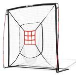 Net Playz 7' x 7' Baseball and Softball Practice Pitching Net - Black