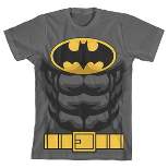 Batman Cosplay Boy's Charcoal T-shirt