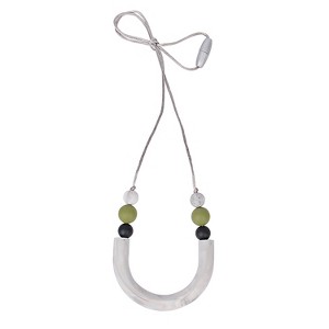 The Pencil Grip™ Silicone U Tube Style Teething Necklace - 1 of 1