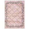 Modern Washable Area Rug for Living Room, Floral Pattern Floor Mat with Non Slip Backing, Low Pile Stain Resistant Lightweight Carpe - 3 of 4