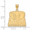 Black Bow Jewelry 14k Yellow Gold Alabama Crimson Tide NCAA Large Pendant - 2 of 3