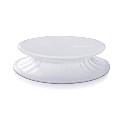 Lekue Reusable Flexible Strech Top Lid, Platinum Silicone, 10.2"