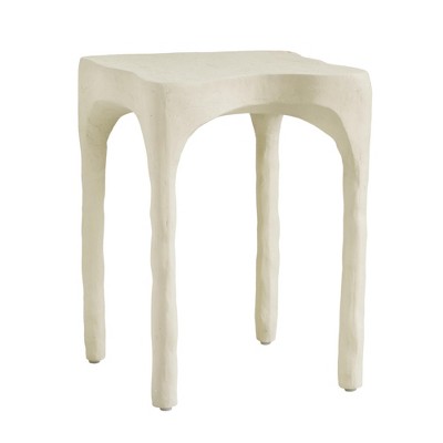 TOV Furniture Skully Textured Side Table in Cream