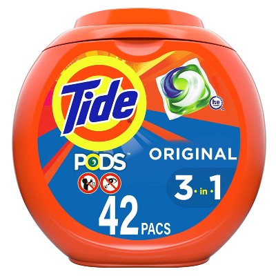 Tide PODS Liquid Laundry Detergent Pacs Original - 42ct