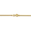 Black Bow Jewelry 1.6mm 14k Yellow Gold Diamond Cut Open Franco Chain Necklace - 4 of 4