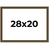 PosterPalooza | Sculpted Gold Picture Frame - UV Acrylic, Backing Board, Hanging Hardware Included - 2 of 4