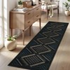 Washable Rugs for Living Room Boho Area Rugs Diamond Print Non Slip Large Kids Bedroom Carpet - 2 of 4
