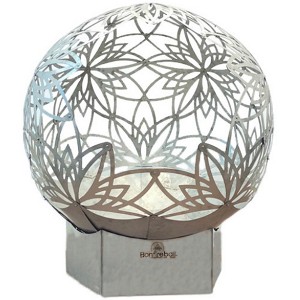 FlowerHouse Bonfireball 50" Fire Pit - Lotus Base & Cover, Stainless Steel - 1 of 4