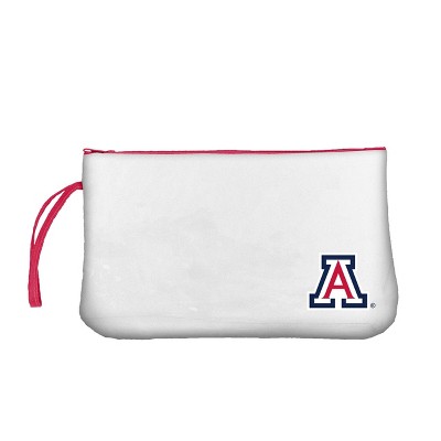 NCAA Arizona Wildcats Clear Zip Closure Wristlet