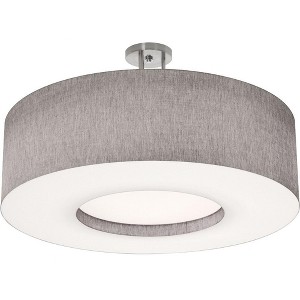 AFX Montclair 1 - Light Semi-Flush Mount in  Satin Nickel/Grey - 1 of 2
