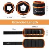 Sportneer Adjustable Ankle Weights Set of 2-2/3/4/6/7 LBS Pair with Removable Ankle and Wrist Weight - 4 of 4
